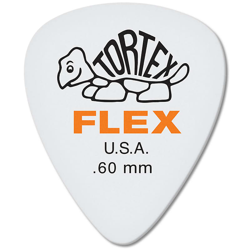 Dunlop 428P.60 Tortex Flex Standard Guitar Picks, .60mm image 1
