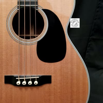 1989 Martin B-40 Acoustic/Electric Bass in Natural Finish, Comes with Original Hard Case and Pro-Setup, Made in USA! image 5