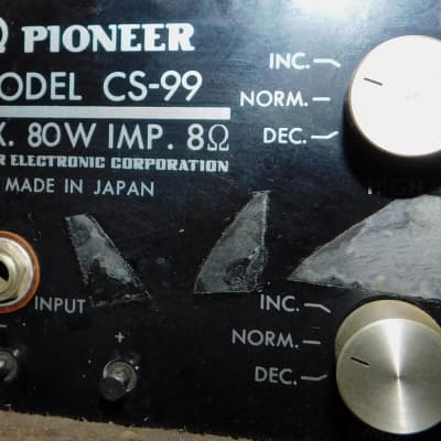 Pioneer CS-99 vintage home audio speakers image 12