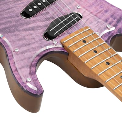 Vola Guitars OZ RV TNC Trans light Purple Gloss image 4
