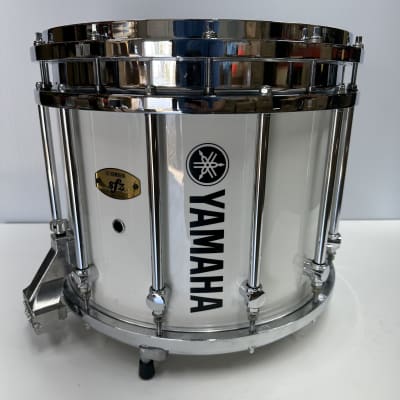 Yamaha Marching Snare Drum MS-9314CHW - White image 1