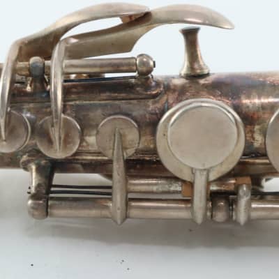 Early Buffet Crampon Soprano Saxophone in Silver Plate HISTORIC COLLECTION image 9