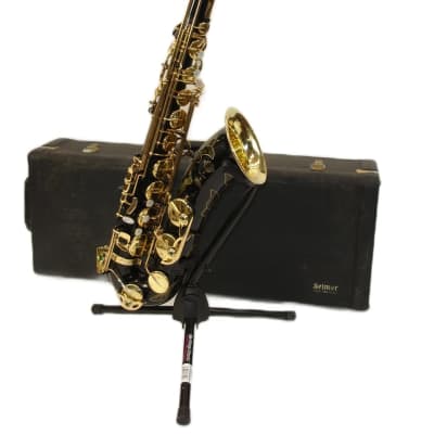 1995 Selmer Super Action 80 Series II Black Lacquer Tenor Saxophone w/ Case image 1