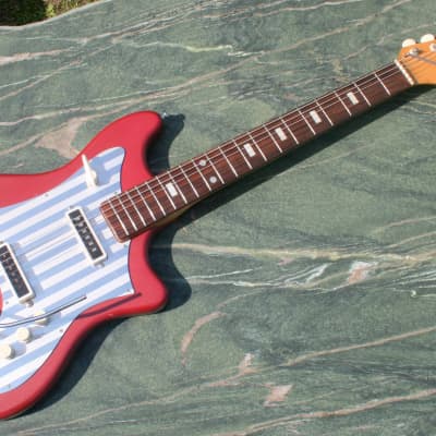 1965 Guyatone LG-80T Japan Vintage Bizarre Guitar - Metallic