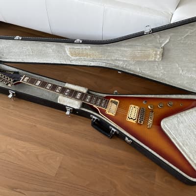 Ibanez Rocket Roll II (1981) sunburst, incl. original case and additional  Tremolo | Reverb