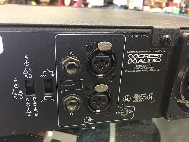 Crest Audio CA 6 1500W Power Amplifier Amp | Reverb