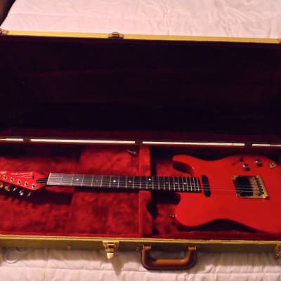 Crossrock Relief Series-Wooden Case For Les Paul Electric Guitars-Smoke Blue