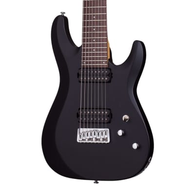 Schecter C-8 Deluxe 8-String Electric Guitar - Satin Black image 3