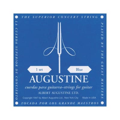 Cuerdas Clásica Augustine Classic Blue High Tension imagen 1