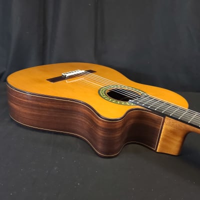 Alhambra 5P-CW-E1 Cutaway Acoustic Electric Classical Guitar w/Gig Bag image 11