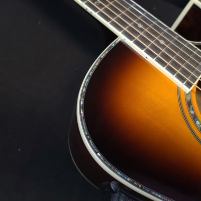 2021 Ibanez JSA20-VB Joe Satriani Signature Acoustic Electric Guitar w/ Gig Bag image 12