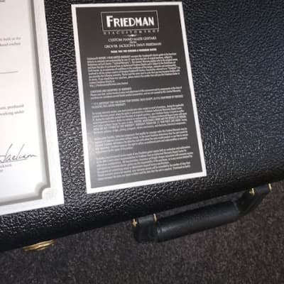 Friedman Cali 2020 Black Hardtail relic'ed image 14