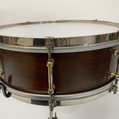 Decolite 5x15 Duplex Snare Drum Shell All Vintage Nickel Hdwr 1900s image 8