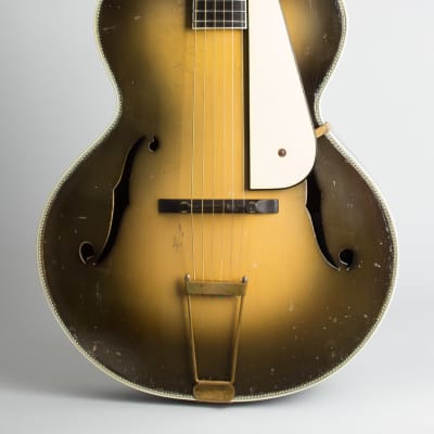 Epiphone  DeLuxe Masterbilt Arch Top Acoustic Guitar (1934), ser. #7664, black hard shell case. image 3