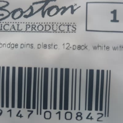 Boston 2084 Acoustic guitar bridge pins 5 packs of 12 Pcs image 2