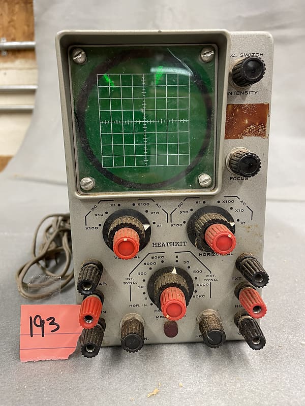 Heathkit IO10 Oscilloscope Reverb