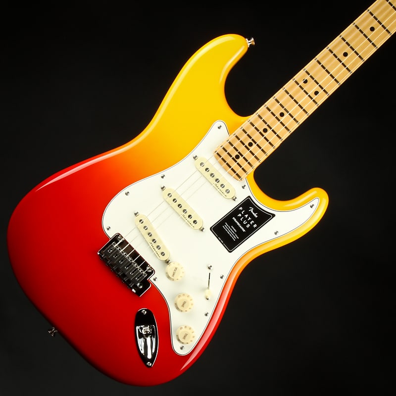 Fender Player Plus Stratocaster, Maple Fingerboard - Tequila Sunrise (Brand New) image 1