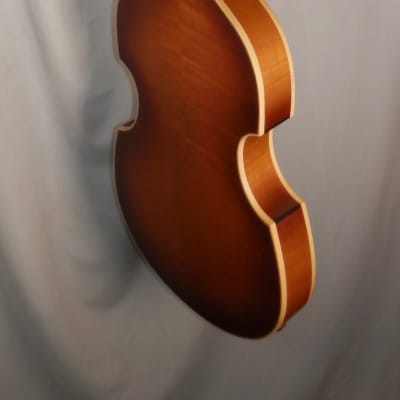Hofner 500/1-61L-RLC-0 1961 Relic Violin Bass Sunburst Left Handed Made in Germany w/case German image 14