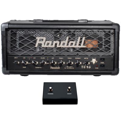 Randall RD45H Diavlo 45W Tube Guitar Head, Black image 4