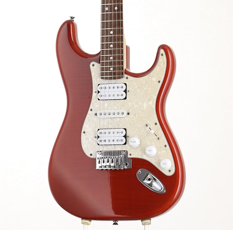 Squier Classic Vibe Deluxe Stratocaster HSH Crimson Trans Red  (S/N:CGS1221053) (12/15)