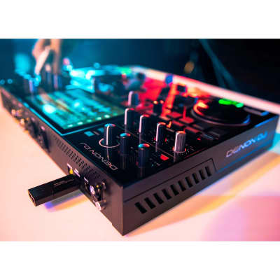 Denon DJ PRIME GO 2-Deck Rechargeable Portable DJ System w Black Flight Case image 8