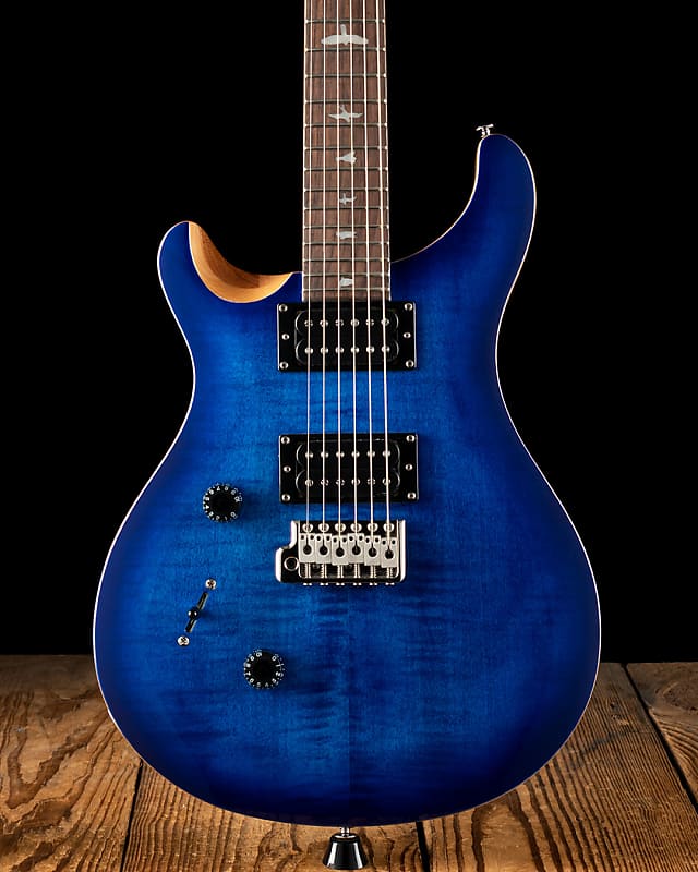 PRS SE Custom 24 (Lefty) - Faded Blue Burst - Free Shipping | Reverb