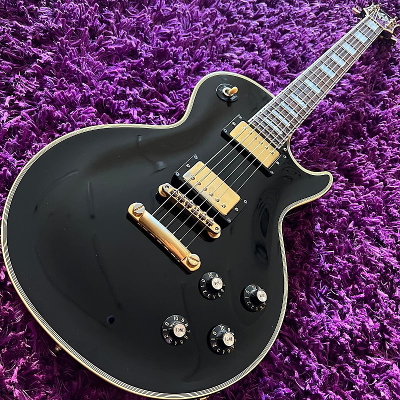 1988 Greco Les Paul Custom EGC68-60 Black Beauty (Mint