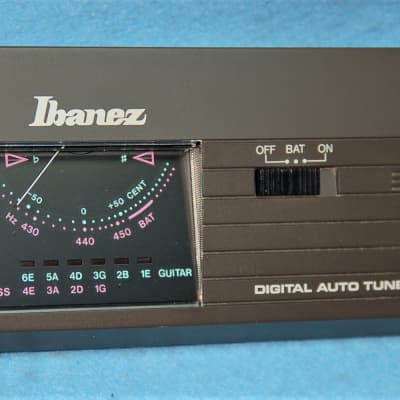 IBANEZ Digital Auto Tuner DAT6 from 1980's Dark Gray image 1