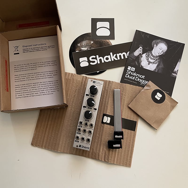 Shakmat Dual Dagger Stereo Filter Eurorack Module 6hp *New* Reverb