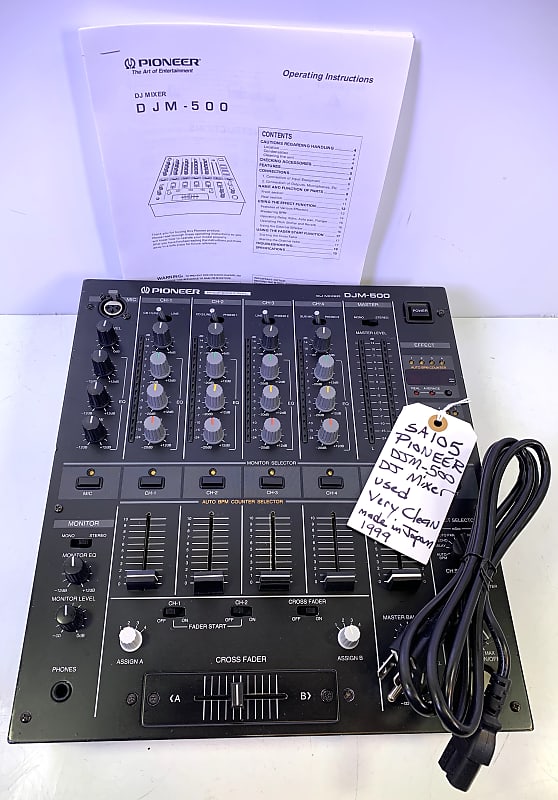 Pioneer DJM-500 DJ Mixer 1999 Metal