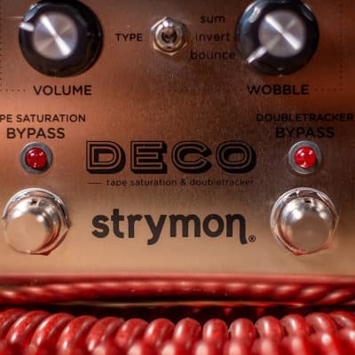 Strymon Deco Tape Saturation and Double Tracker Guitar Effects Pedal image 3