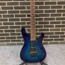 Ibanez S670QM Quilted Maple Electric Guitar w/Tremolo- Sapphire Blue