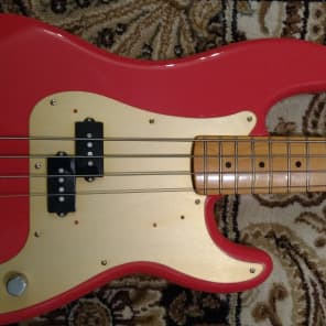 Fender Classic Series '50s Precision Bass 2013 Fiesta Red image 3