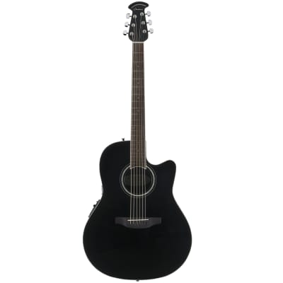Ovation Celebrity Standard Mid Depth, Acoustic Electric Guitar, Black for sale