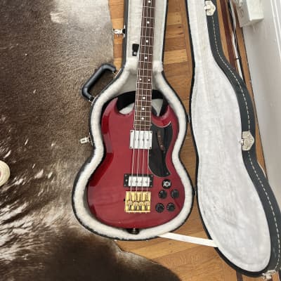 JAPANESE lawsuit SG Bass  70-80’s Candy apple red image 6