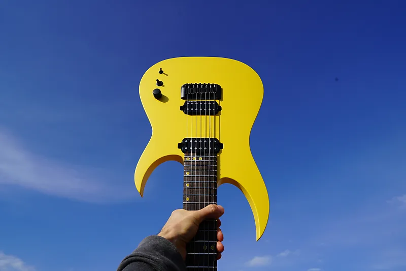 Schecter USA CUSTOM SHOP Keith Merrow KM-7 Stage Yellow Schecter USA CUSTOM SHOP Keith Merrow KM-7 Stage Yellow
