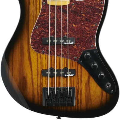 Michael Kelly Vintage Element 4 Zebra Burst Electric Bass - 348023 - 809164025054 image 5