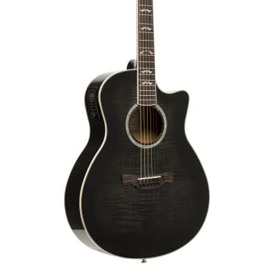 Crafter Noble Series Small Jumbo Acoustic-Electric Guitar - NOBLE TBK image 2