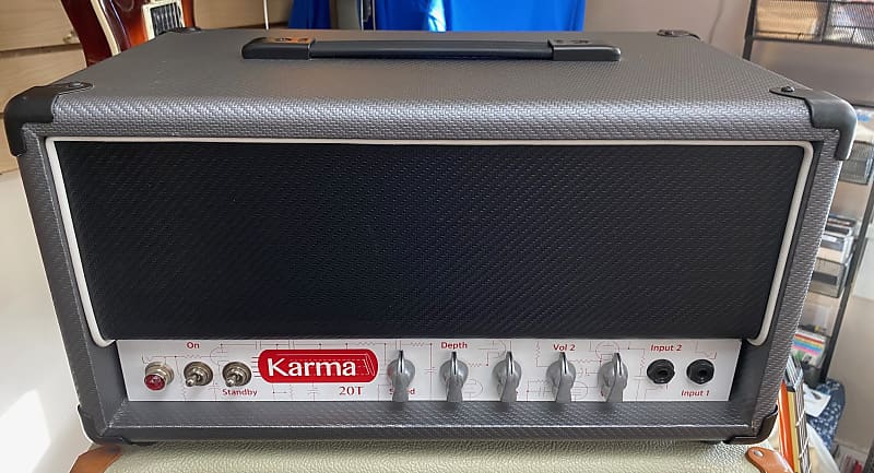 Karma 20t Hand-Wired Amp Head 2020s - Gray image 1