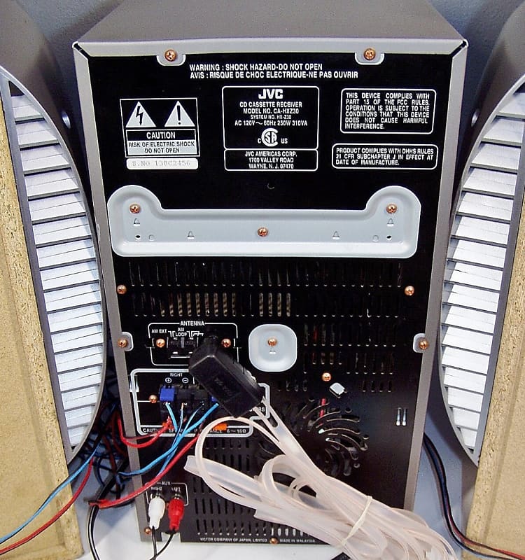 アンプ JVC PA-D910 OUTPUT CONTROL UNIT Second hand JVC HX-Z1, Sound only comes out of the subwoofer