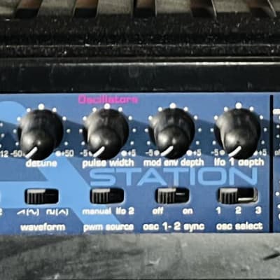 Novation A Station 8-Voice Rackmount Synthesizer 2001 - Blue