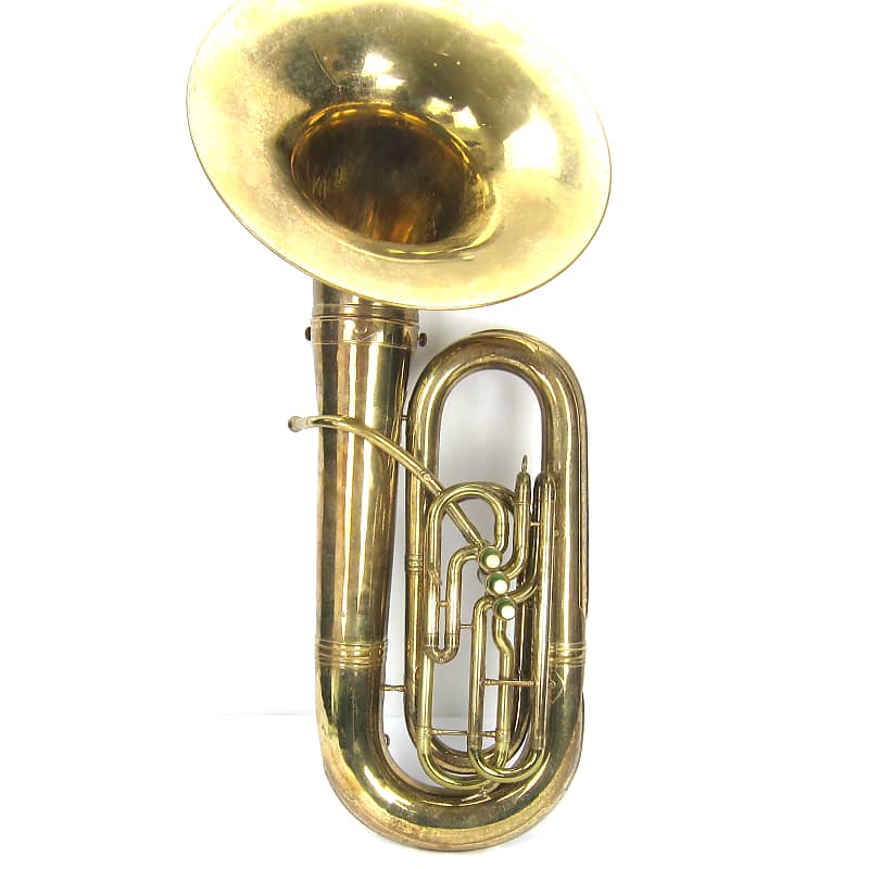 King 1235B 3 Valve Symphony Model Eb Tuba, Side Action, Bell Reverb