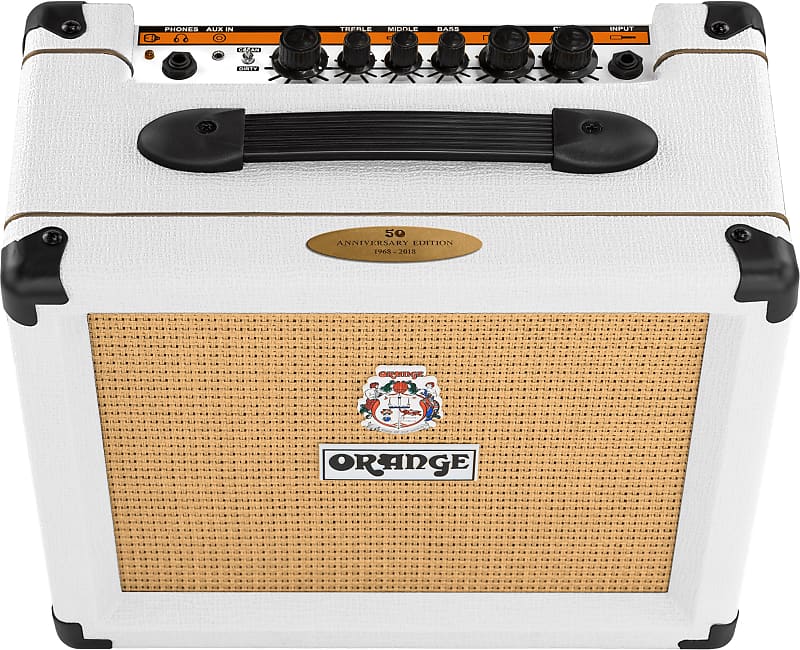 Orange Crush 20 White 50th Anniversary Limited Edition | Reverb