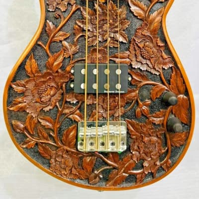 Valiant Guitars TNT Bass-4 Wild Flowers | Reverb Canada