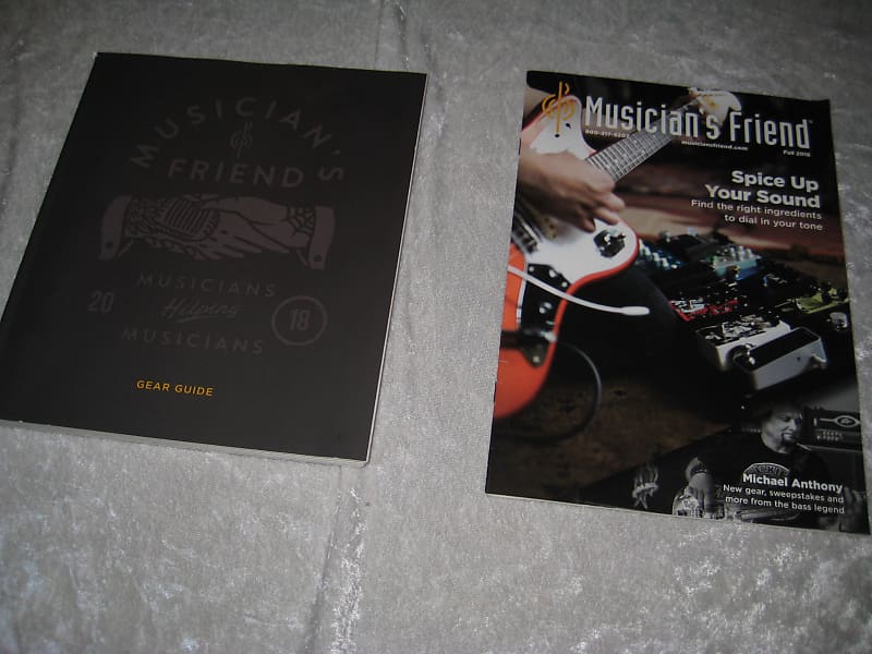 Musician's Friend 2 Gear Catalogs from 2018 Reverb