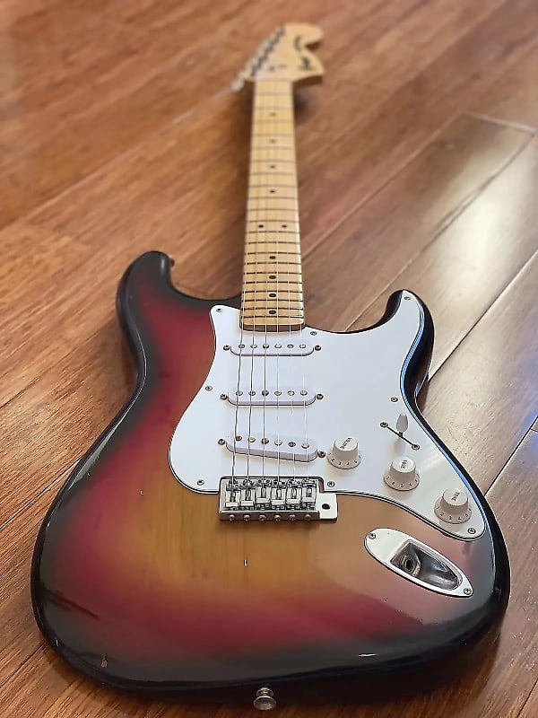 Greco Vintage 1976 Super Sounds Stratocaster FujiGen Built Three Tone  Sunburst MIJ Pre-JV | Reverb