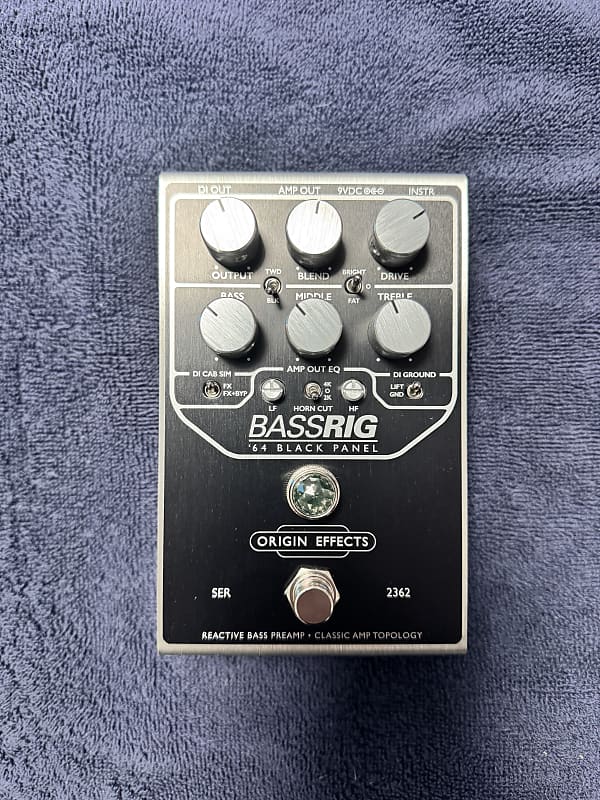 Origin Effects BASSRIG '64 Black Panel