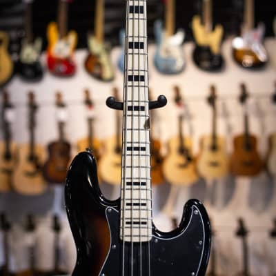 Fender Geddy Lee Jazz Bass - Maple Fretboard - 3-Color Sunburst w/Deluxe Gig Bag image 4