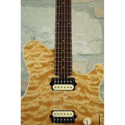 MUSIC MAN Axis Super Sport HH Hardtail - 2006 - 5A Quilt Maple Top in Natural Gloss image 6