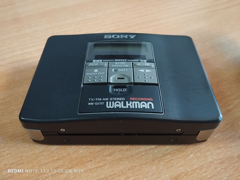 Sony WM-GX707 Walkman Portable Stereo Cassette Recorder with Radio Tuner  (1995 - 1997)